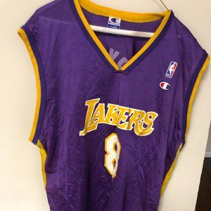 Vintage Champion 48 - Kobe Bryant #8 LA Lakers Jersey - Sz XL